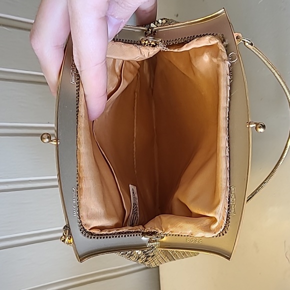 Vintage Gold Mesh Whiting and Davis Purse - Picture 11 of 13